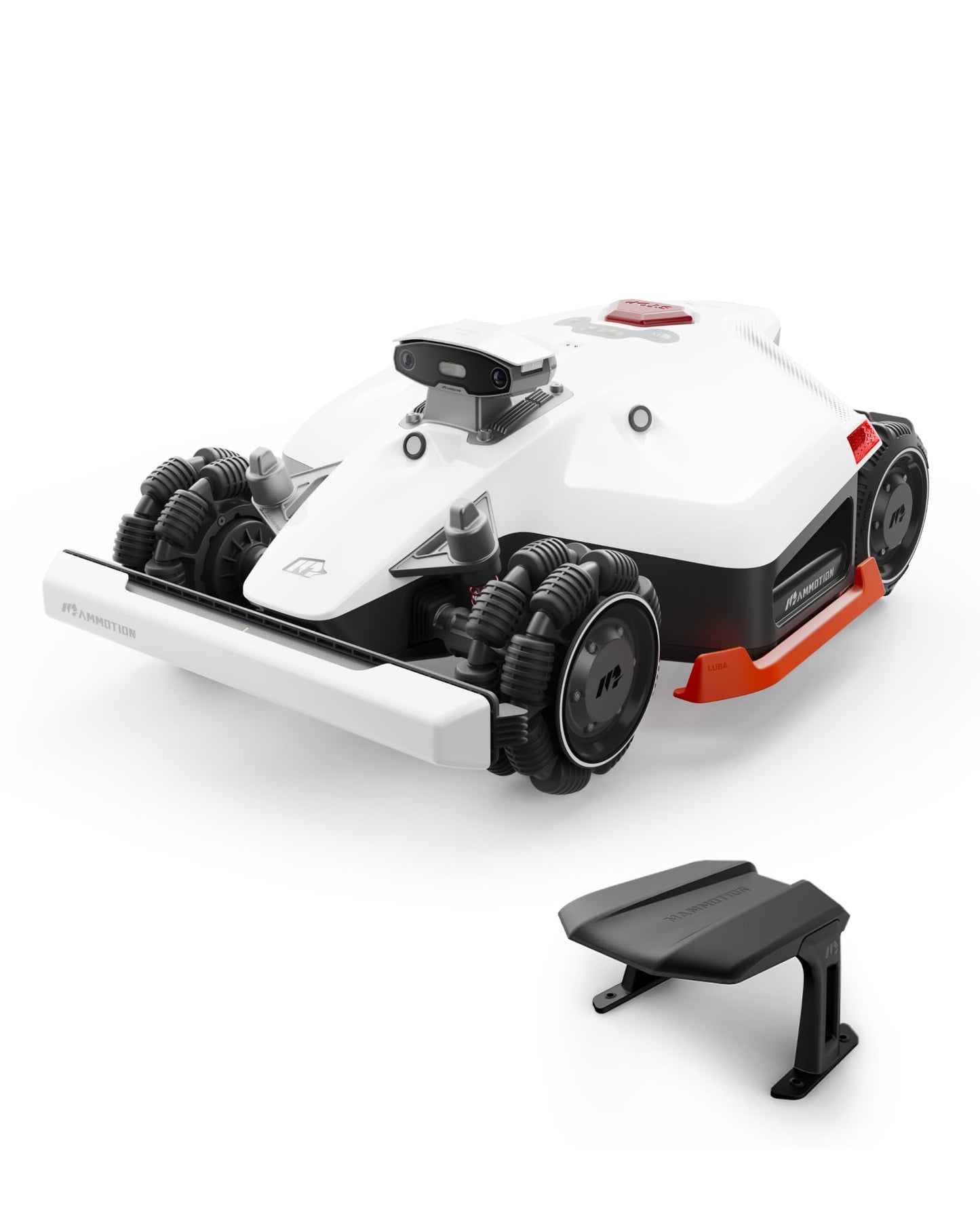 MAMMOTION LUBA 2 AWD 3000X Mähroboter ohne Begrenzungskabel mit NetRTK+Vision Auto-Kartierung 3000m² 4G Modul 80% Steigung