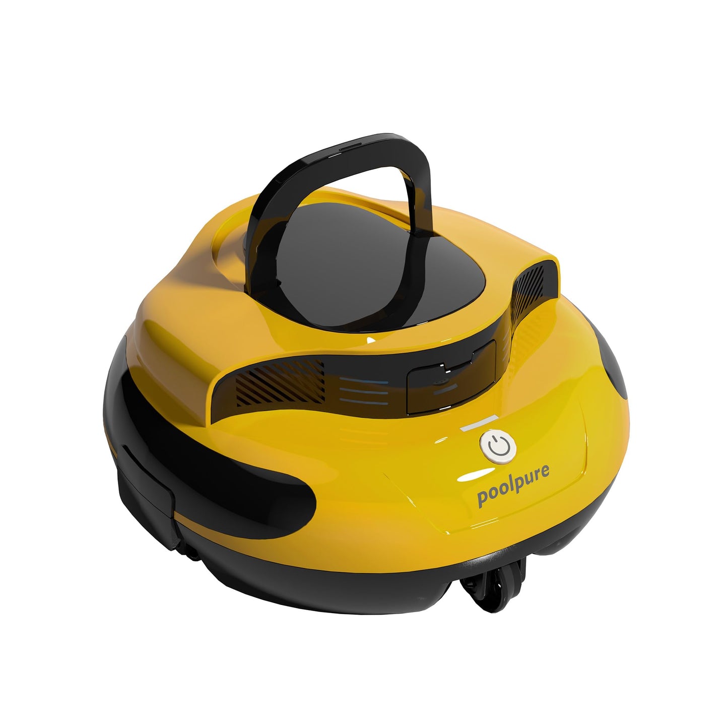 POOLPURE Poolroboter, 5000mah-Akku, 120min Leistungsstarke Reinigung, Kabelloser Poolsauger Akku, Automatisches Parken, LED-Anzeigen, IPX8 Wasserdicht, Ideal für Pools 90 m²