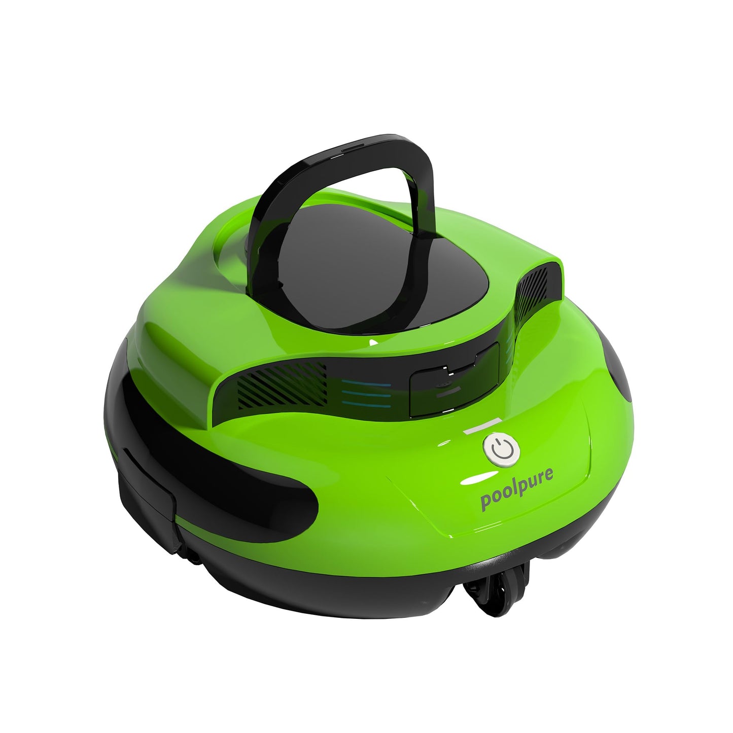 POOLPURE Poolroboter, 5000mah-Akku, 120min Leistungsstarke Reinigung, Kabelloser Poolsauger Akku, Automatisches Parken, LED-Anzeigen, IPX8 Wasserdicht, Ideal für Pools 90 m²