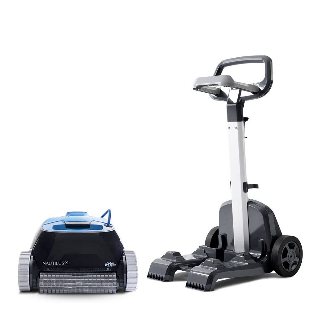 Dolphin Nautilus CC Automatischer Poolreiniger Poolroboter mit Kabel - Boden und Wandreinigung - Energieeinsparung, Eingelassene Pools bis zu 10 m, Wasserpflege