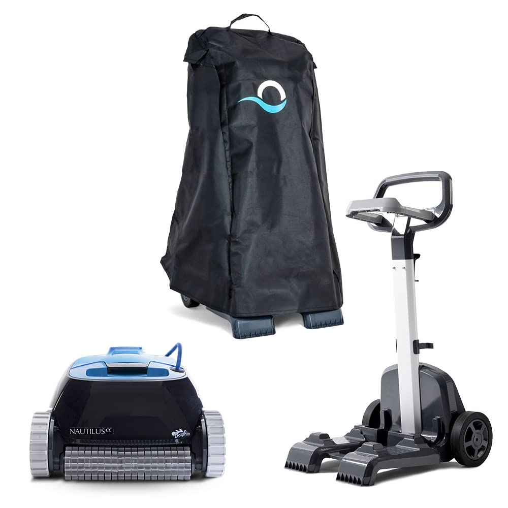 Dolphin Nautilus CC Automatischer Poolreiniger Poolroboter mit Kabel - Boden und Wandreinigung - Energieeinsparung, Eingelassene Pools bis zu 10 m, Wasserpflege