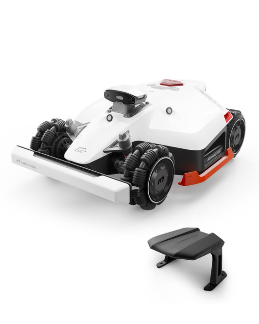 MAMMOTION LUBA 2 AWD 5000X Mähroboter ohne Begrenzungskabel NetRTK+Vision Auto-Kartierung 5000m² mit 4G Modul für Steigungen bis 80%