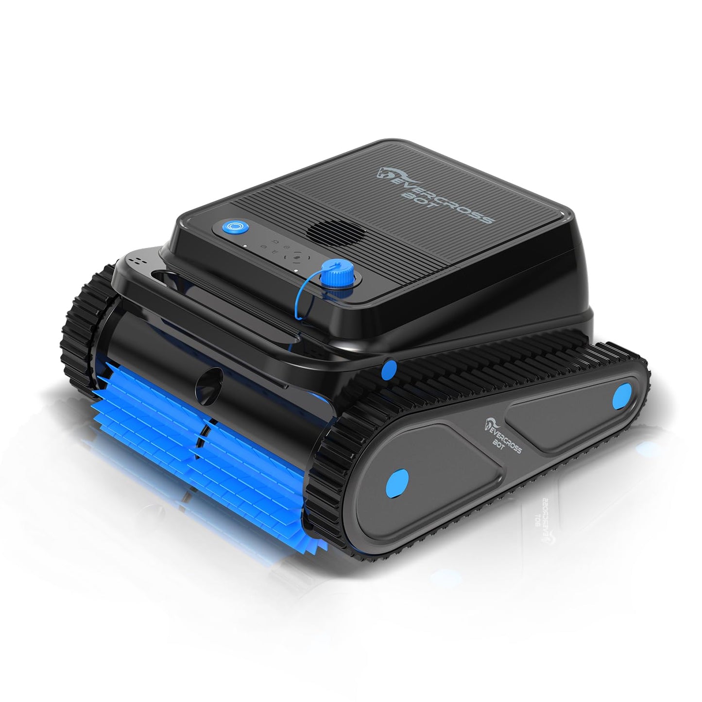 EVERCROSS BOT U8 Poolroboter Boden und Wand, Kabelloser Poolsauger Akku mit Wasserlinienreinigung, 120 Min Batterielaufzeit, Intelligenter Navigation, Selbsteinparkfunktion, 200㎡ (weiß-APP)