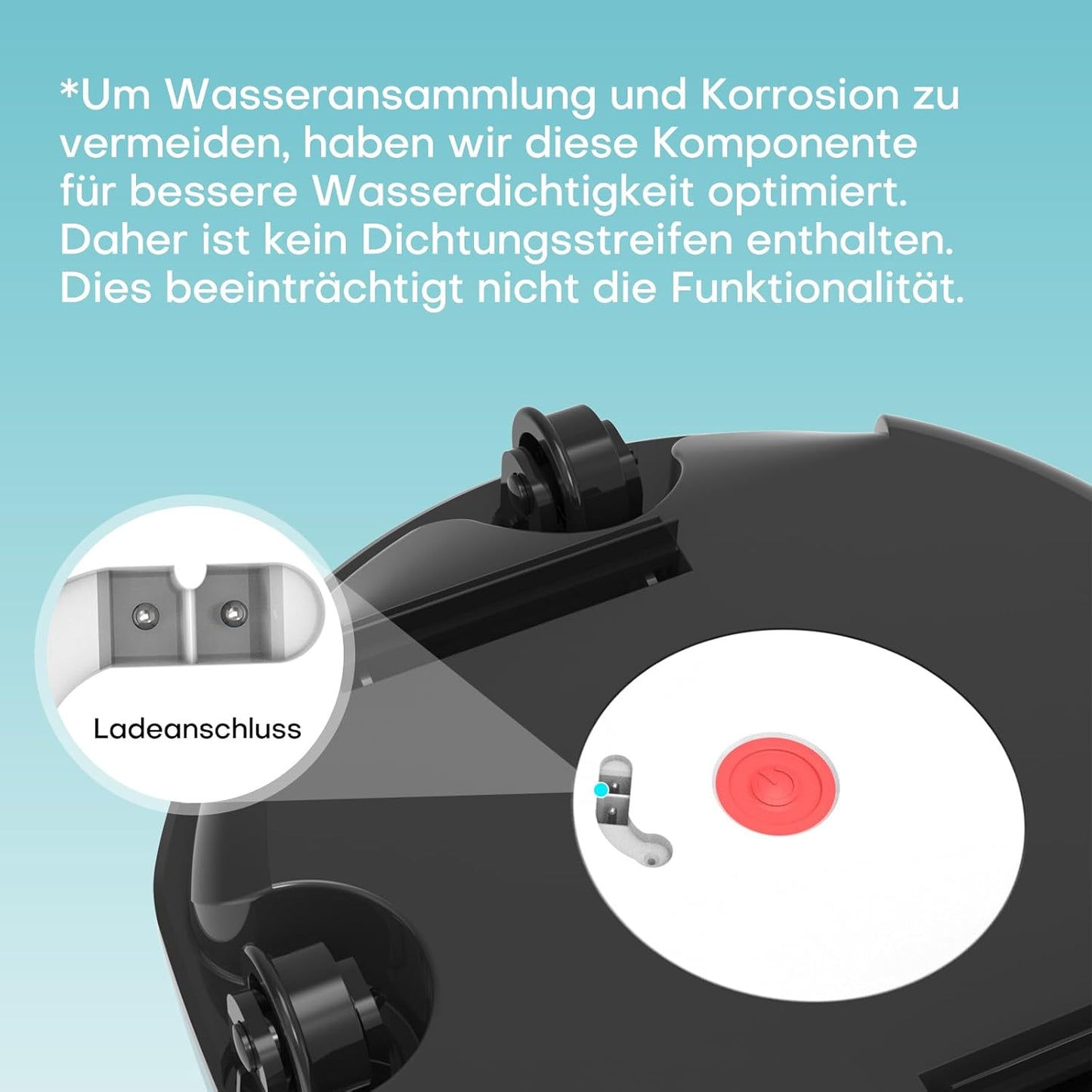 WINNY POOL CLEANER Winny 200 Poolroboter, Poolsauger kabellos mit Akku, 75 Min. Laufzeit, für Aufstellpools bis 60 m², Doppelfiltration, Automatisches Parken, Kompakt Leicht (Transparent Schwarz-Weiß)