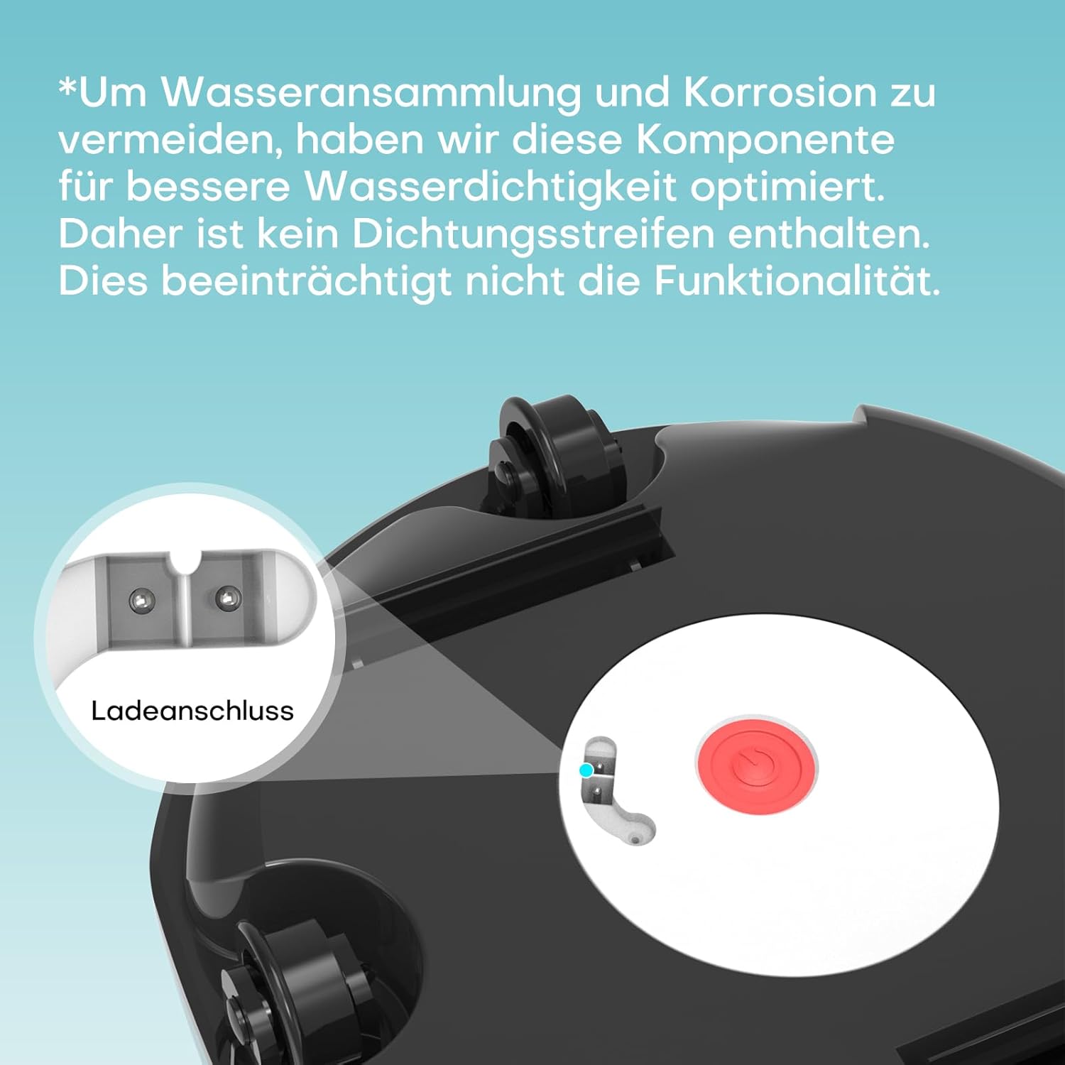 WINNY POOL CLEANER Winny 200 Poolroboter, Poolsauger kabellos mit Akku, 75 Min. Laufzeit, für Aufstellpools bis 60 m², Doppelfiltration, Automatisches Parken, Kompakt Leicht (Transparent Schwarz-Weiß)