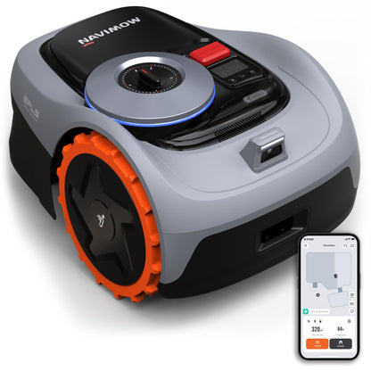 Mähroboter Navimow i105E kabellos RTK Vision Auto-Kartierung empfohlen 500m² max 600m² Testsieger Rasenmäher Roboter mit KI Technologie und Igelschutz