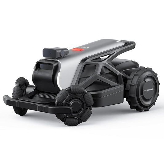 AIRSEEKERS Rasenmäher Roboter kabellos 2400m² GPS VIO 3D Vision RTK Auto-Kartierung mit Mulchfunktion IPX6 regensicher geeignet für steiles Gelände 65%