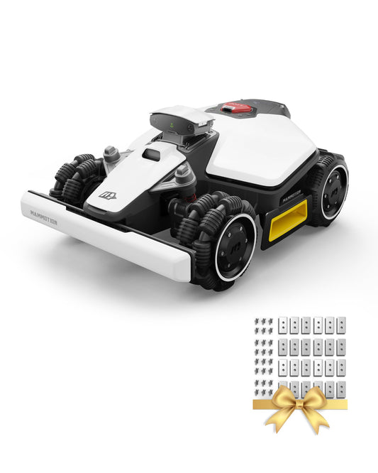 MAMMOTION LUBA mini AWD 1500 Mähroboter ohne Begrenzungskabel NetRTK+Vision Auto-Kartierung 1500m² max 1800m² mit 4G Modul für 80% Steigung