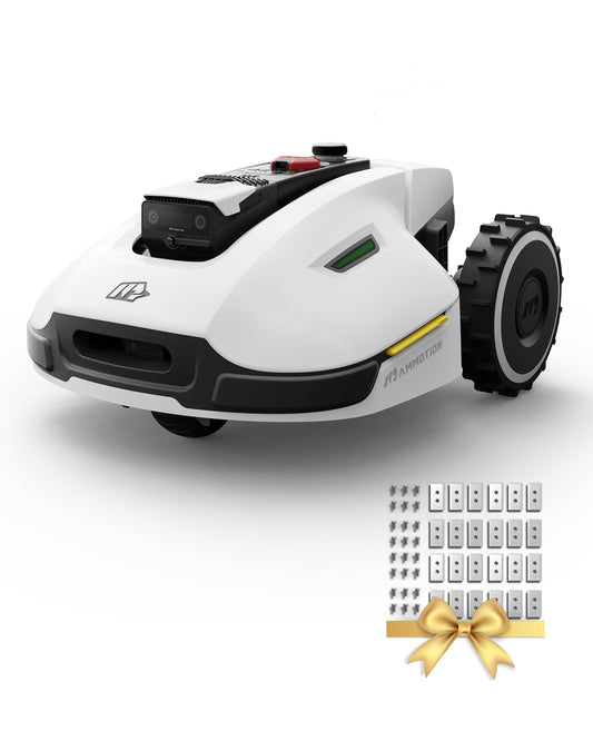 Mähroboter MAMMOTION YUKA 3000 ohne Kabel NetRTK Vision Auto-Kartierung empfohlen 3000m² bis 4000m² mit 4G Modul geeignet für Steigungen bis 50%
