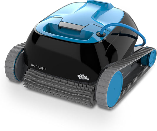 Dolphin Nautilus CC Automatischer Poolreiniger Poolroboter mit Kabel - Boden und Wandreinigung - Energieeinsparung, Eingelassene Pools bis zu 10 m, Wasserpflege