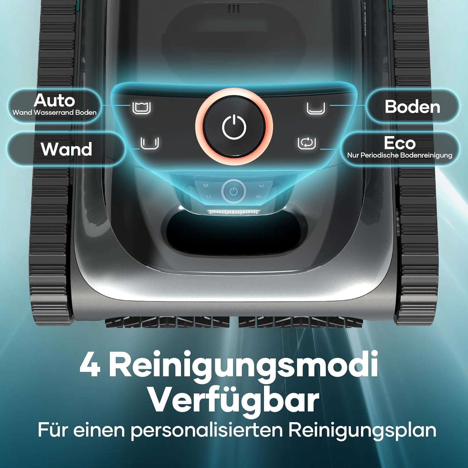 AIPER Scuba S1 Poolroboter Boden und Wand, Kabelloser Poolsauger mit Wandklettern, Intelligenten Navigation 2.0, 150 Minuten Batterielaufzeit, Poolreiniger für Eingelassene Pools bis zu 150㎡