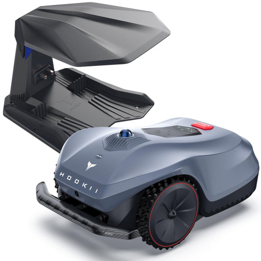 HOOKII Neomow X SE Rasenroboter ohne Kabel 3D LiDAR Vision Fusion Auto-Kartierung bis 3000m² mit 4G Modul GPS Schnitthöhe 30-85mm geeignet für 45° Steigung