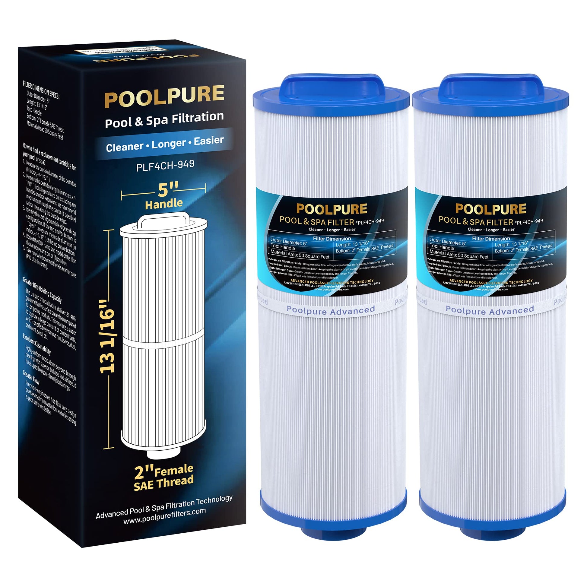 POOLPURE Poolsauger, 5000 mAh Akku, Double Motor, LED Indicators, self-Parking Function, IPX8 Waterproof, kabelloser Poolroboter für 90 m² versenkte Flache Pools