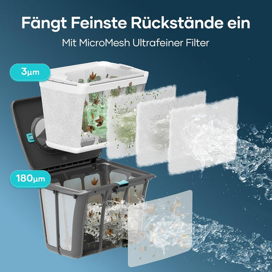 (2025 Upgrade) AIPER Scuba S1 Poolroboter Boden und Wand, Wasserlinienreinigung, 3μm Ultrafeiner Filter, 180 Min. Akkulaufzeit, 15900LPH Leistungsstarker Poolsauger mit APP, Für Eingelassene Pools