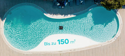 AIPER Scuba S1 Poolroboter Boden und Wand, Kabelloser Poolsauger mit Wandklettern, Intelligenten Navigation 2.0, 150 Minuten Batterielaufzeit, Poolreiniger für Eingelassene Pools bis zu 150㎡
